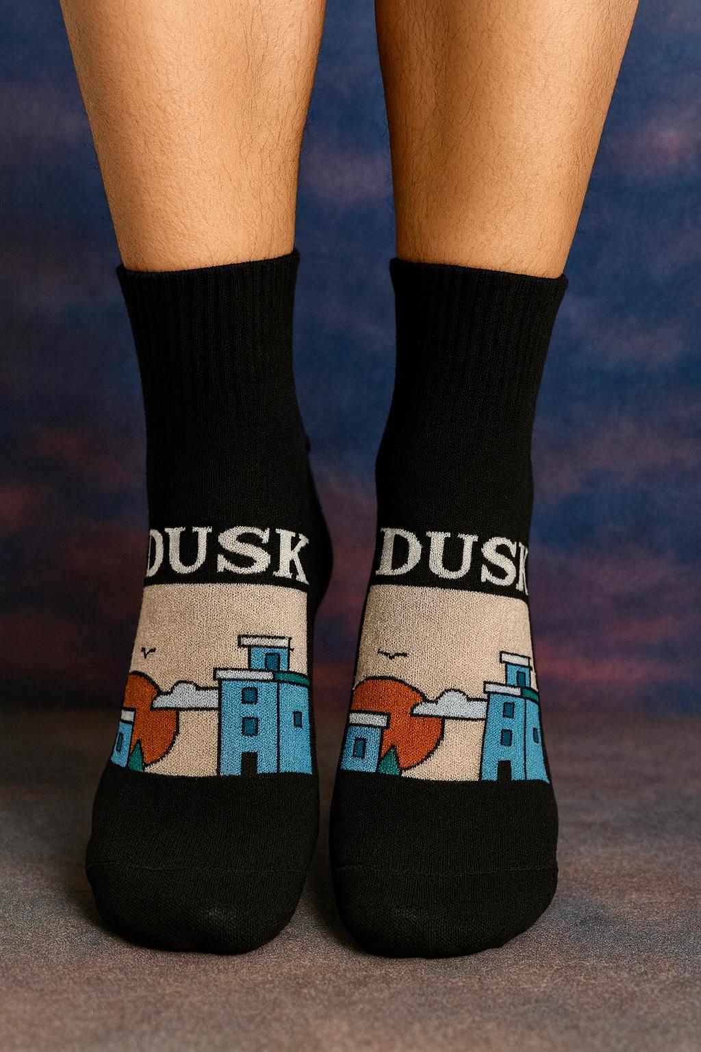 DUSK CITY Ankle Socks – Unisex (Pack of 1)