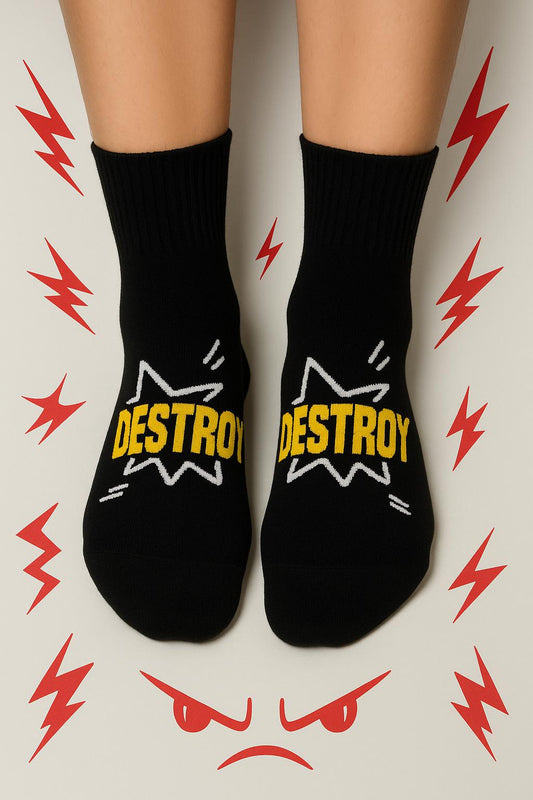 DESTROY Ankle Socks – Unisex (Pack of 1)